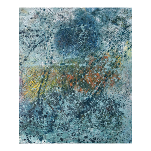 Contemporary Abstract Oil on Canvas "Turgor Pressure 1" by Reiner Heidorn
