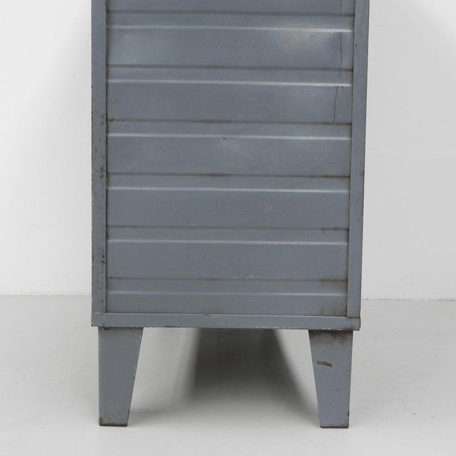 Industrial Steel Locker with 3 Doors, 1950s For Sale - Image 13 of 18