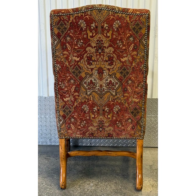 Animal Skin Late 20th Century Spanish Colonial/ Southwestern Dining Chairs - Set of 6 For Sale - Image 7 of 12