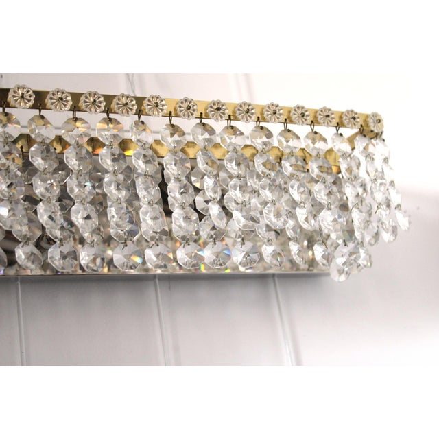 Mid-Century Modern Lead Crystal Wall Light from Maderna, 1960s For Sale - Image 3 of 6