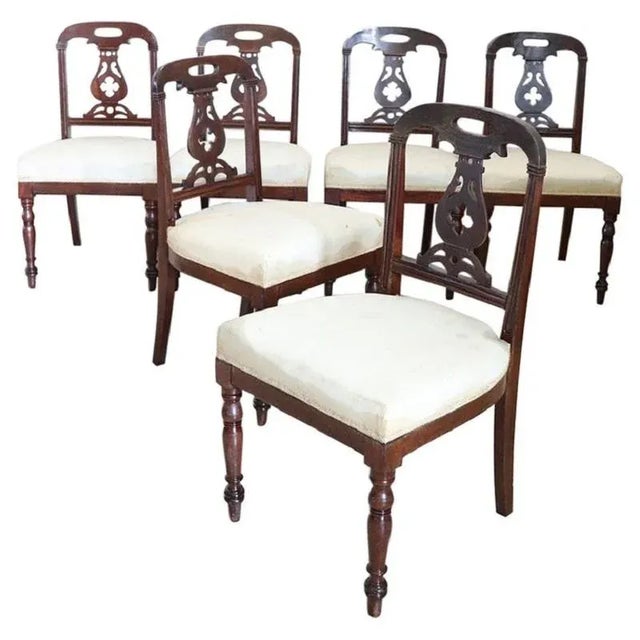 19th Century English Dining Chairs, Set of 6 For Sale - Image 9 of 9