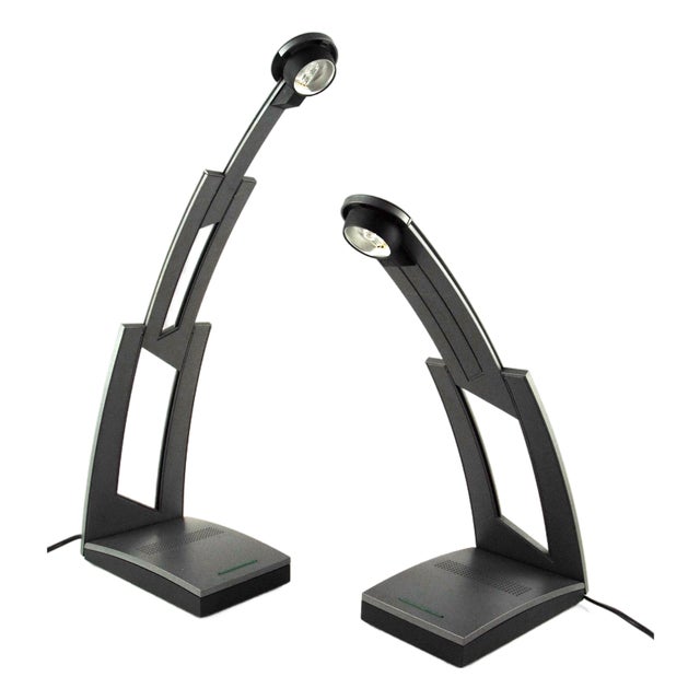 Jazz Table Lamps by Ferdinand Alexander Porsche for PAF Studio, 1990s, Set of 2 For Sale