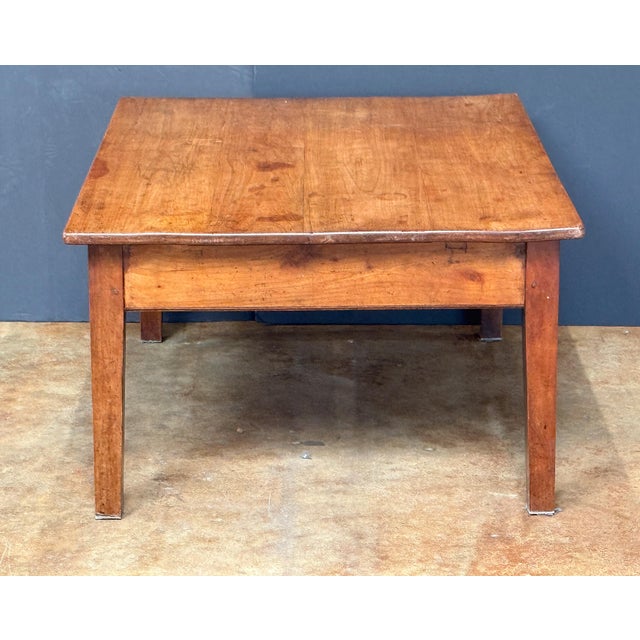 French Rectangular Low or Coffee Table of Cherry For Sale In Austin - Image 6 of 8