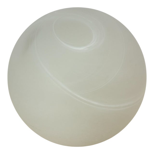 Vintage Glass Table Lamp, 1970s For Sale