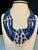 2010s 700Ct Sapphire Bead Necklace with cabochon & Diamond Center & Diamond Spacer 18K For Sale - Image 5 of 18