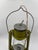 Kerosene Storm Lamp in Green Lacquered Metal and Glass For Sale - Image 5 of 14