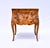 Italian Oyster Burl Two Drawer Small Chest / Side Table For Sale - Image 11 of 11