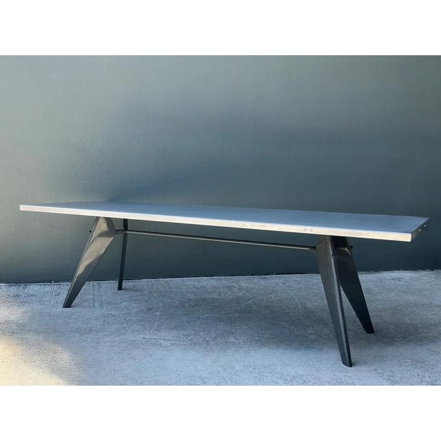 Wood Vintage Jean Prouve for Vitra “Gstar Raw” Collectors Edition Dining Table For Sale - Image 7 of 12