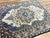 his exquisite antique Persian Hajji Jalili Tabriz rug is a miniature masterpiece that reflects the artistic genius of one...
