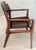 Mid-Century Modern Vintage 1960s Michael Van Beuren Chair of Mahogany and Plywood Construction With Floating Seat, Includes Brand Label For Sale - Image 3 of 12