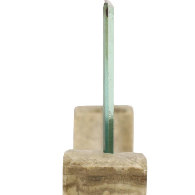 Small Art Deco Photo Frame in Marble, Glass and Mirrored Border, 1930s For Sale - Image 9 of 15