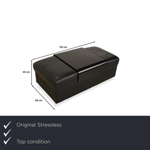 Stressless Arion Footstool: The Smart Transformer. This footstool is the secret weapon for any tidy and cozy living room....