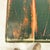 1950s Vintage Industrial Bistro Table with Green Painted Wooden Top, 1950s For Sale - Image 5 of 13