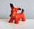 A lovingly crafted and hand-painted Art Deco scotch terrier figurine in porcelain. It is attributed to Ida-Erdös-Meisinger...