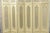 Late 20th Century Vintage LRG Hollywood Regency 92" Tall 6 Panel Bone Lacquer Room Divider Screen For Sale - Image 5 of 18