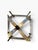 Vintage Pair of Hollywood Regency Style Wrought Iron Side End Tables With Heavy Octagonal Glass Tops For Sale - Image 12 of 12
