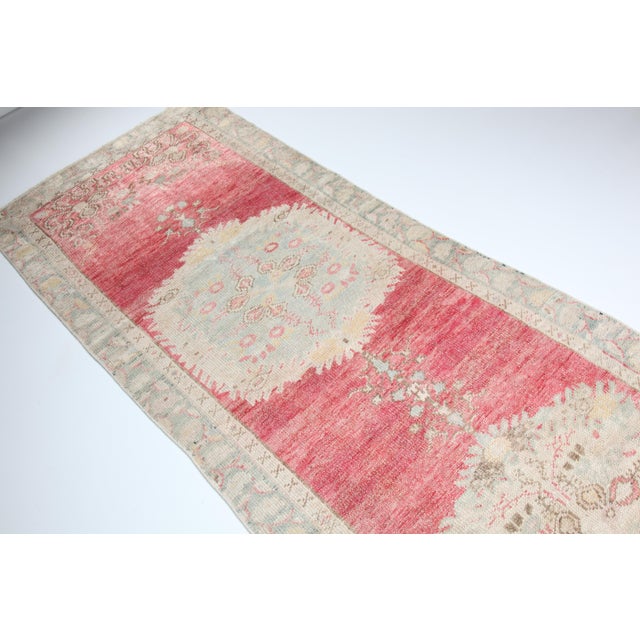 1940s Vintage Hallway Runner Rug -12' 2 X 2' 11 For Sale - Image 11 of 16