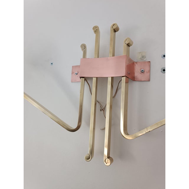 Large Wall Sconce, France, 1960s For Sale - Image 3 of 9