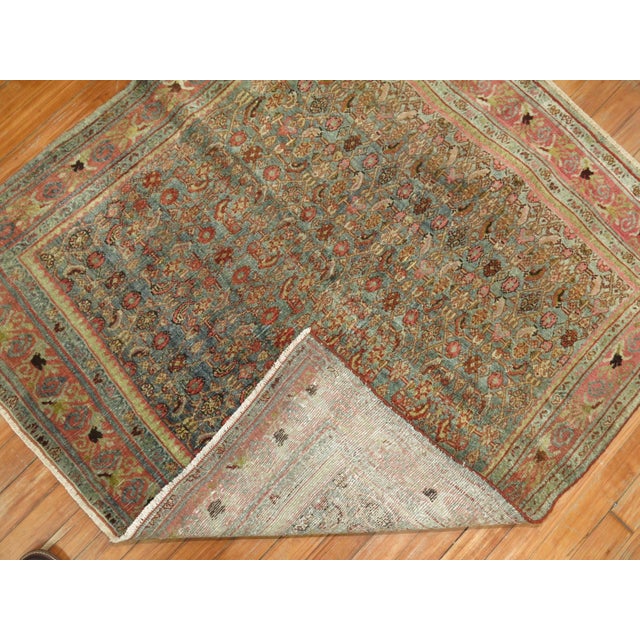 Antique Persian Bidjar Square Rug - 3'9" x 4' For Sale In New York - Image 6 of 7