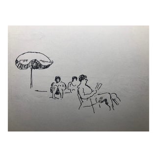 1970s Hayward Cirker Caribbean Beach Scene For Sale
