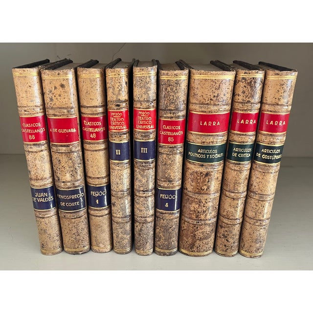 Spanish Books in Fine Bindings - 9 Volumes For Sale - Image 12 of 12