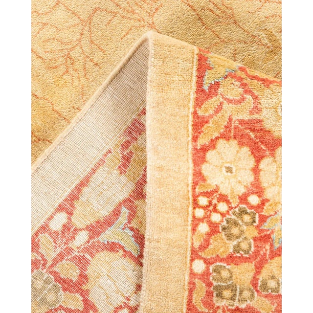 Mogul Collection Hand-Knotted Area Rug - Yellow 12' 2" x 17' 6" For Sale In New York - Image 6 of 9