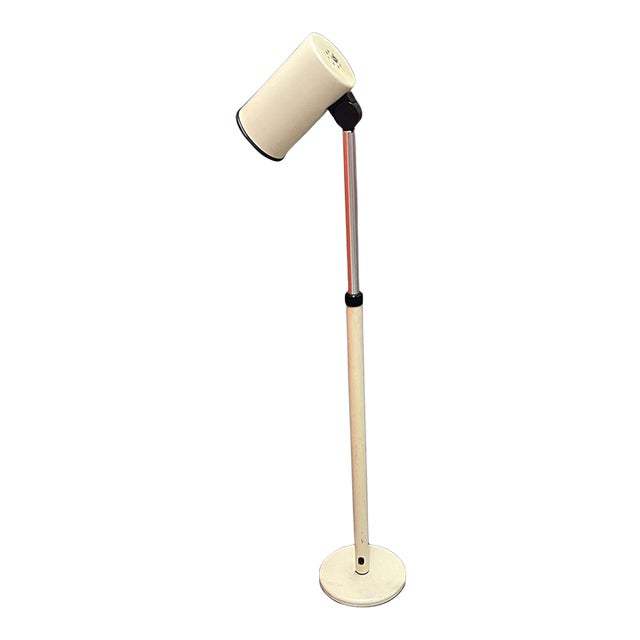 Rare 1970s Italian Studio FPM Telescoping Floor Lamp - Minimalist & Playful Design For Sale