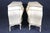 1940s Pair 20th C. Italian Creme Painted 4 Drawer Bombe Commodes For Sale - Image 5 of 15