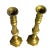 Late 20th Century Brass Candle Holders- Set of 2 For Sale In Houston - Image 6 of 9