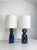 Fog & Mørup Blue Ceramic Table Lamps by Nils Thorsson for Fog & Morup, 1960s, Set of 2 For Sale - Image 4 of 12