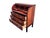 Swedish Roll-Top Secretary Desk Bookmatched Teak & Rosewood Attributed to Egon Ostergaard For Sale - Image 10 of 18