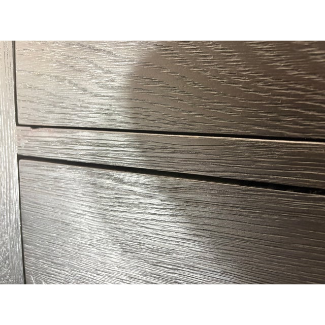 Rh French Contemporary 5-Drawer Dresser Black Oak | Satin Bronze Hardware | Designed by Van Thiels For Sale - Image 14 of 18