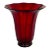 Antique Steuben Red Shirts Art Glass Vase For Sale