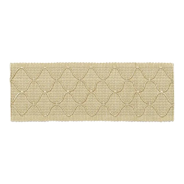 Sample - Schumacher Kent Braid in Oyster For Sale