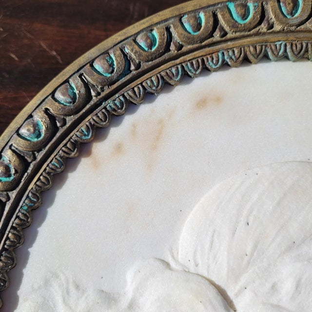 Carved Profiles, Early 19th Century, Marble, Set of 2 For Sale - Image 6 of 18