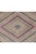 Turkish Faded Geometric Kilim Rug 4'11'' X 11'6'' For Sale - Image 6 of 12