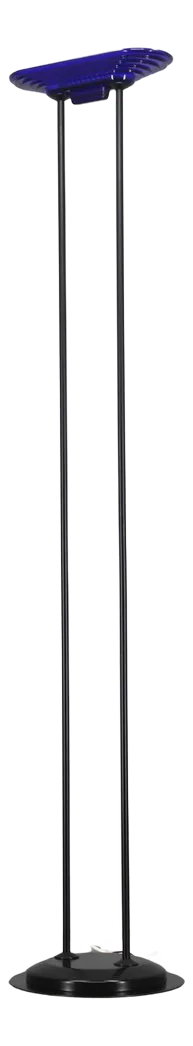 Halogen Floor Lamp with Glass Shade, Europe, 1970s