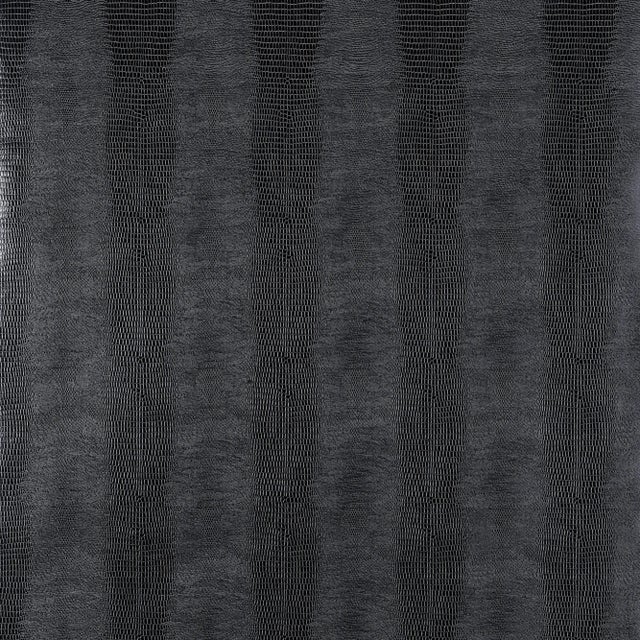 Sample Schumacher Komodo Wallpaper in Black Orchid Chairish