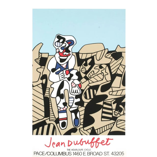 1974 Jean Dubuffet 'Inspection of the Territory' Outsider Art Brown,Red,White Usa Serigraph For Sale