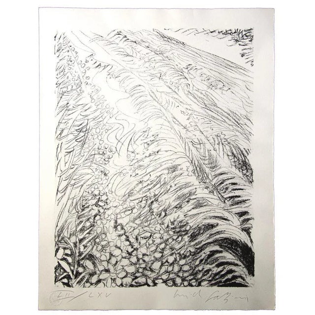 Field is a fine lithograph realized by the Italian artist Pericle Fazzini in 1960 ca. Hand-signed in the lower right...