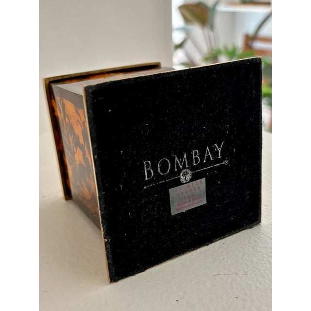 1980s 1980s Lucite Tortoiseshell Pencil Cup For Sale - Image 5 of 6