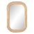 Pelicano Rattan Rectangular Mirror For Sale