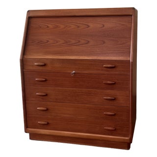 Teak Secretary from Dyrlund, 1960s For Sale