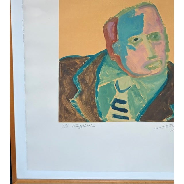 Original Mid Century Pop Art Painting Titled the Godfather - Signed For Sale In New York - Image 6 of 9