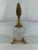 A gorgeous French Style Ormolu Cut Crystal Perfume Bottle with ornate dauber. Circa 1950-70s. This enchanting perfume...