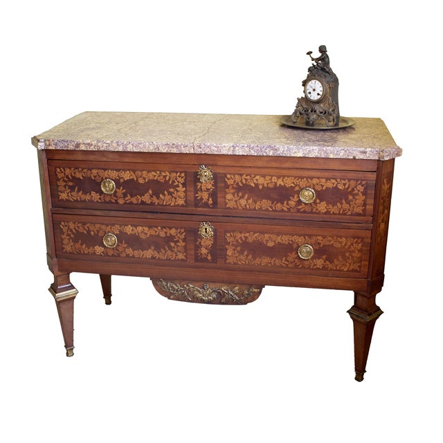 Late 18th Century Antique 18th Century Commode from J.F. Leleu, 1780s For Sale - Image 5 of 14