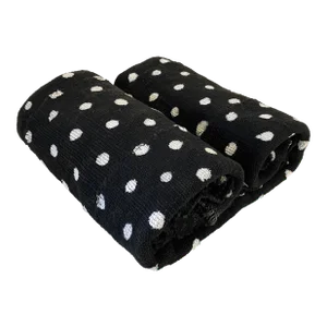 African Black and White Mud Cloth Textile / Blanket