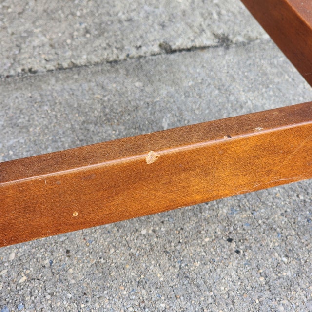 Wood Heywood Wakefeild American Drop Leaf Pembroke Accent Table For Sale - Image 7 of 10