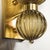 Pair of Modernist Hand-Blown Murano Fluted Glass Sconces in Frosted Smoked Topaz For Sale - Image 17 of 18