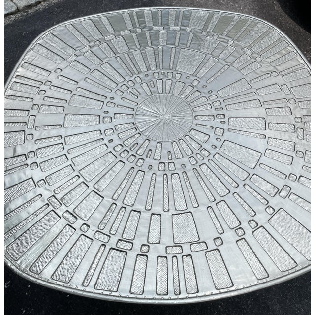 2020s Jonathan Adler Talitha Starburst Nickel-Plated Metal Accent Table For Sale - Image 5 of 11